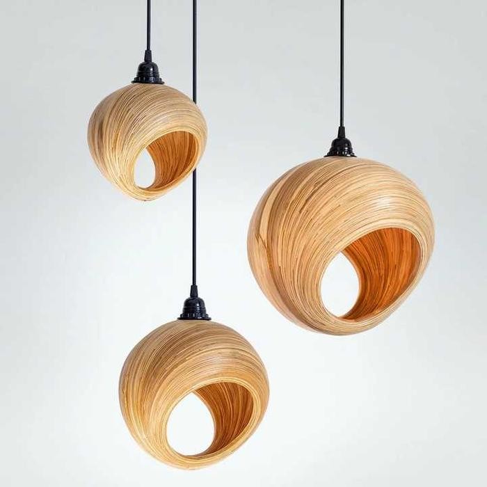 Kap Lampu Gantung Indoor Estetik Dayani Indonesia -  Kap Lampu Gantung Bambu - Kap Lampu Gantung Bam