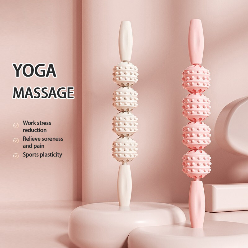 Thin Leg Massage Calf Yoga Stretcher Roller Ball Muscles Massage Relaxation Stick Exercise Body Fitn