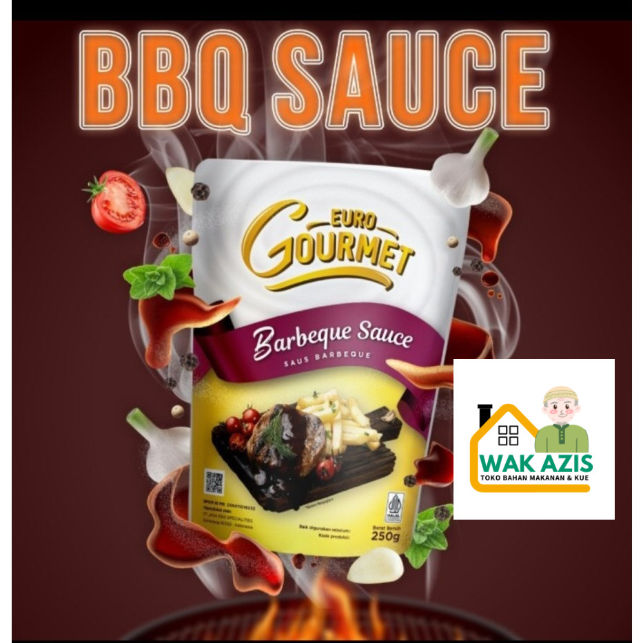 

Euro gourmet Barbeque Sauce 250 gr bbq sauce