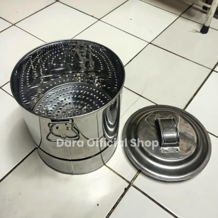 Dandang Nasi Stainless Tebal langseng panci Tinggi - 35 cm
