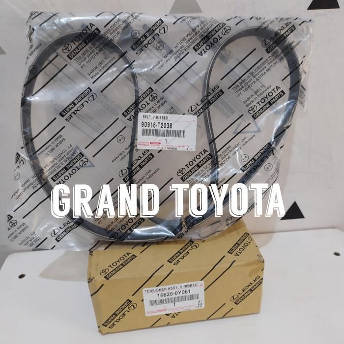 Tensioner dan fanbelt sienta