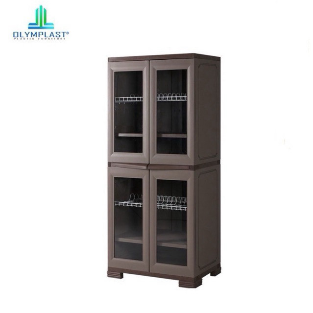 Rak Piring PLastik merk Olymplast OKL JUMBO - Olymplast Rak Piring Kitchen Locker Laci Lemari Dapur 