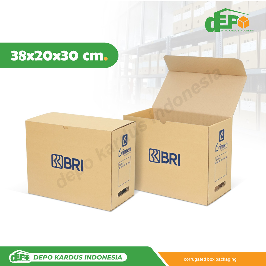 

Box File 38x20x30 cm. Kardus/Box/arsip/ArsipBPJS/FileBPJS/ArsipBesar/Boxes/KemasanKardus/KotakFile/ArsipBox/Tinggi10/Tinggi20/Tinggi30