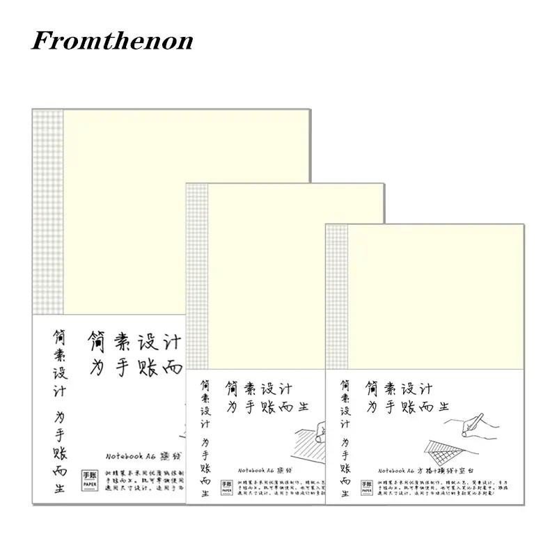 

Fromthenon Journal Notebook Refill Planner Inserts Blank Grid Line Paper A5A6B6 Diary Book Inner Page School Office Stationery