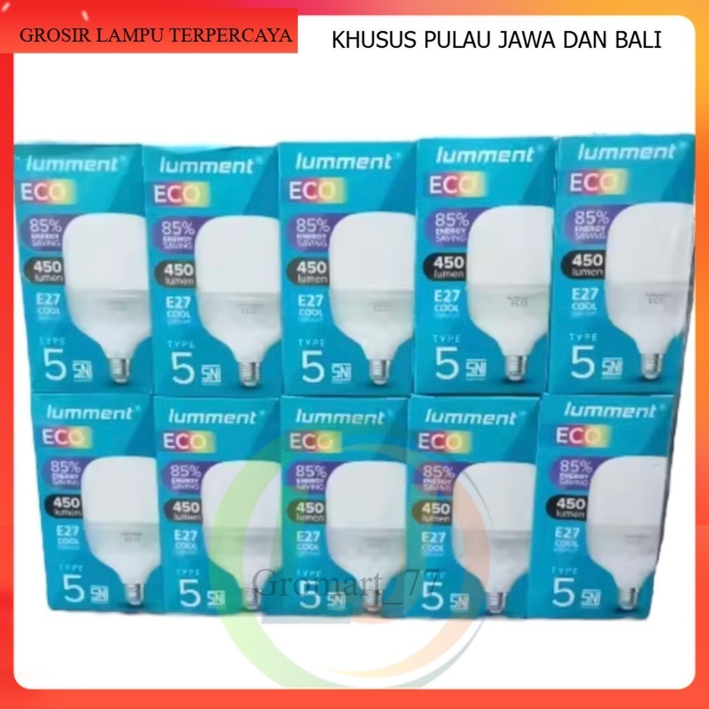 [LISTRIK] LAMPU ~ BOHLAMP LAMPU LED 5W LUMMENT ECO |HARGA PAKET | LED MURAH | LAMPU MURAH 5W