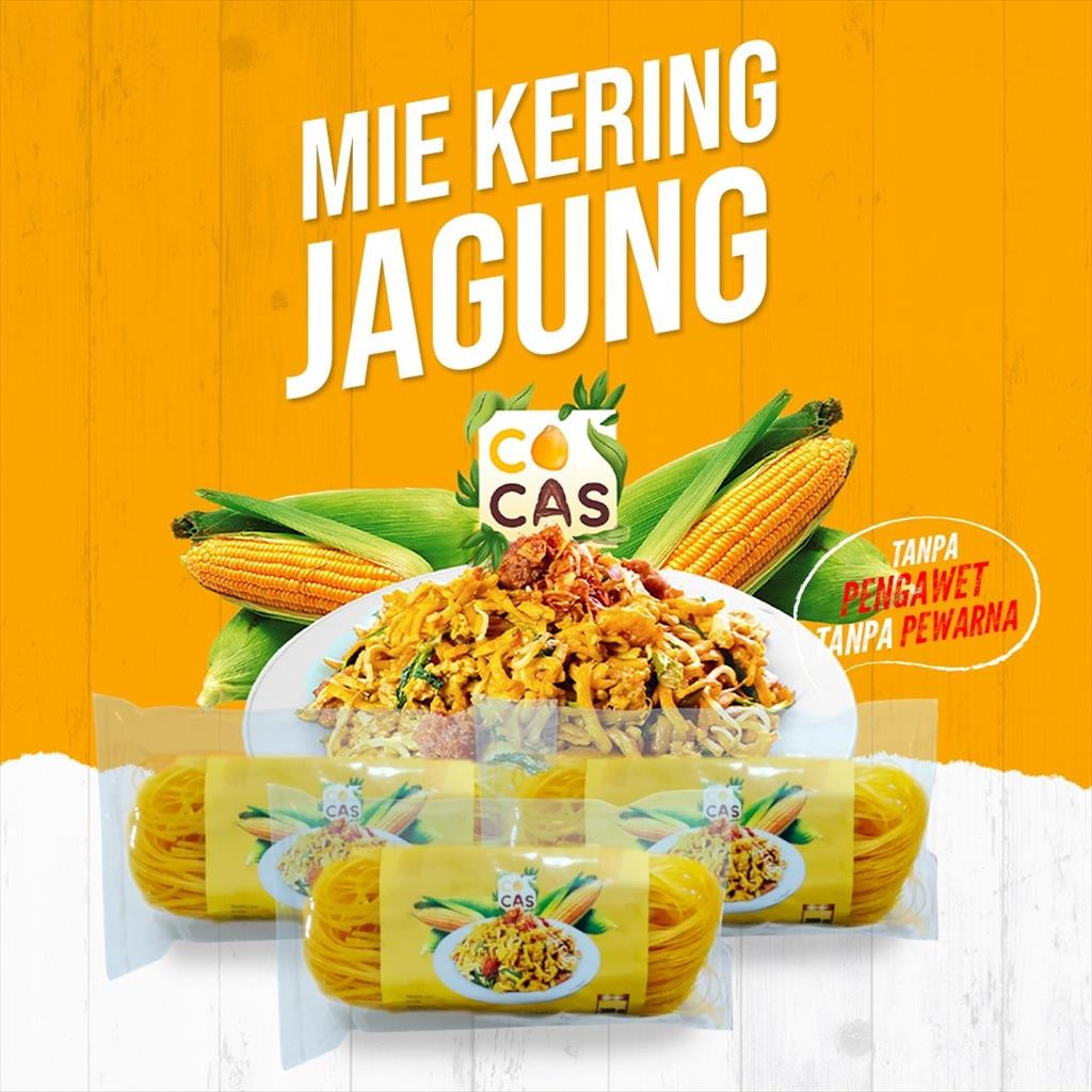 

Mie Kering Jagung ( Bebas Gluten & Telur ) 200g - COCAS