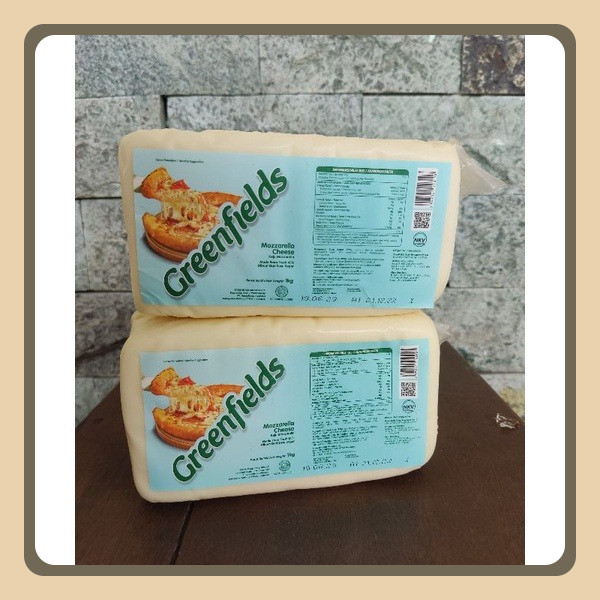 

KEJU MOZARELLA GREENFIELD 1KG MOZZARELLA CHEESE