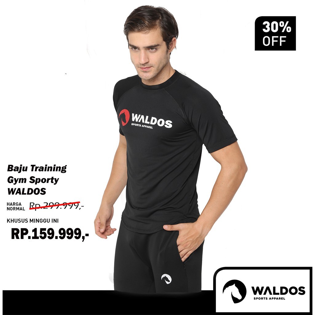 Baju Pria Lengan Pendek Training Gym Sporty Olahraga