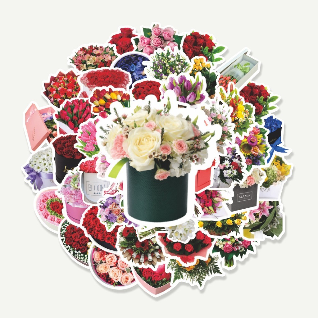 

Sticker Pack Stiker Flowers Bloom / Bunga Mekar | Sticker TUMBLR | Stiker LAPTOP KOPER HELM