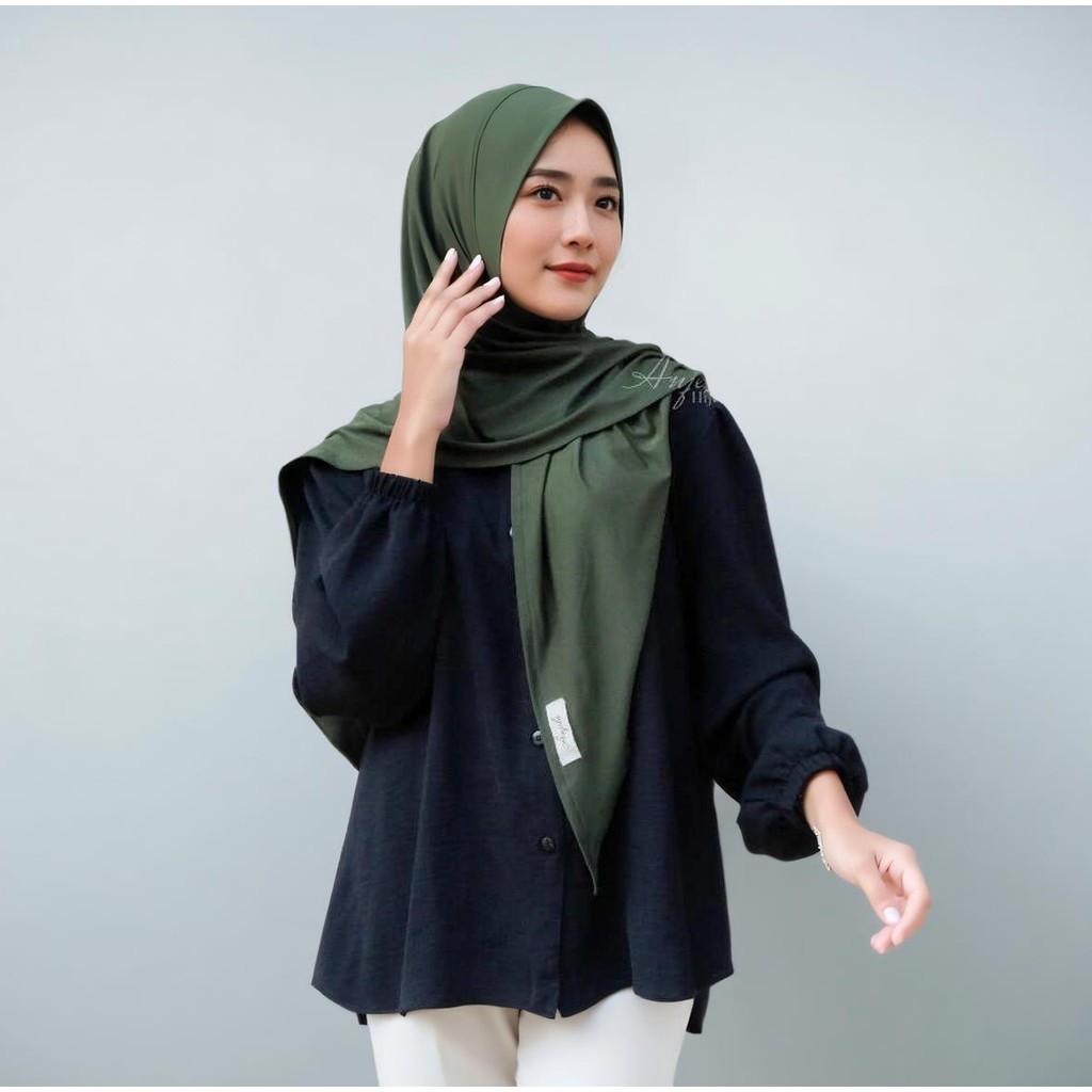 HIJAB SEGITIGA POLOS - JIibab Segitiga Instan Jersey Soft Ped | Hijab Segi Tiga Instant SoftPet Prem