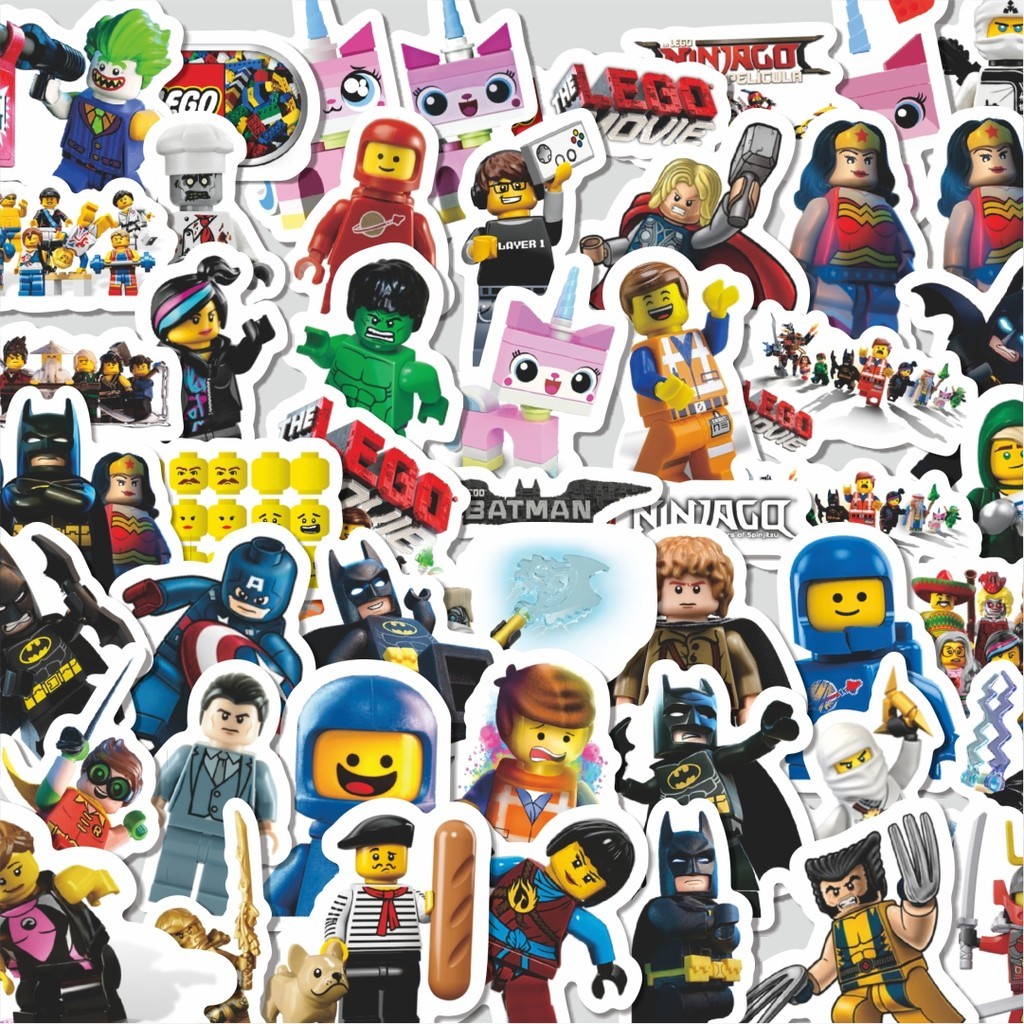 

Stiker Cutting Pack Sticker Kartun The Lego Movie Sticker Isi 100Pcs Series Aesthetic Lucu Keren Untuk Koper Bahan Vynil