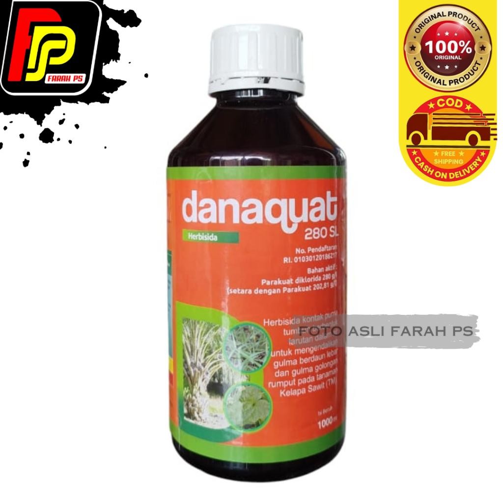 Racun Rumput DanaQuat 1 Liter - Obat Rumput Herbisida Obat Rumput Liar Obat Pembasmi Rumput Pembasmi