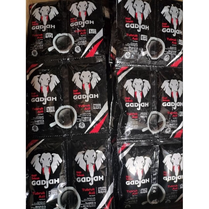 

Kopi Tubruk GADJAH Isi 20 Sachet - ARM