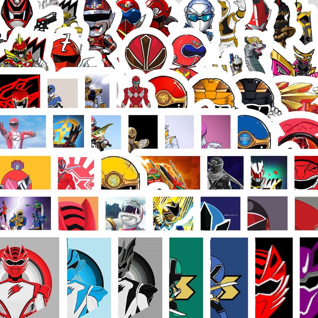 

Stiker Cutting Pack Stiker Mighty Morphin Power Rangers Isi 100Pcs Series Aesthetic Lucu Keren Untuk Koper Bahan Vynil