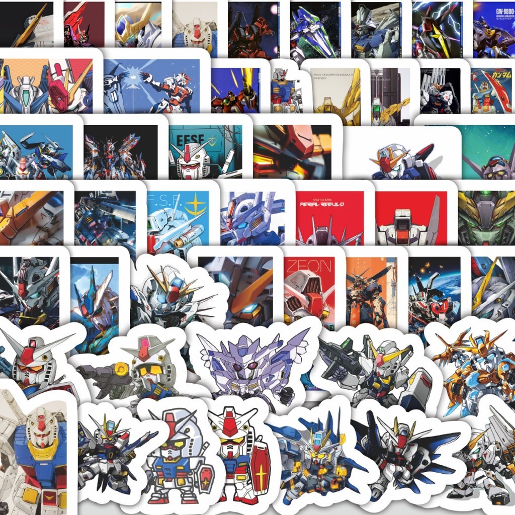 

Stiker Cutting Pack Stiker Gundam V7 Isi 100Pcs Series Aesthetic Lucu Keren Untuk Koper Bahan Vynil