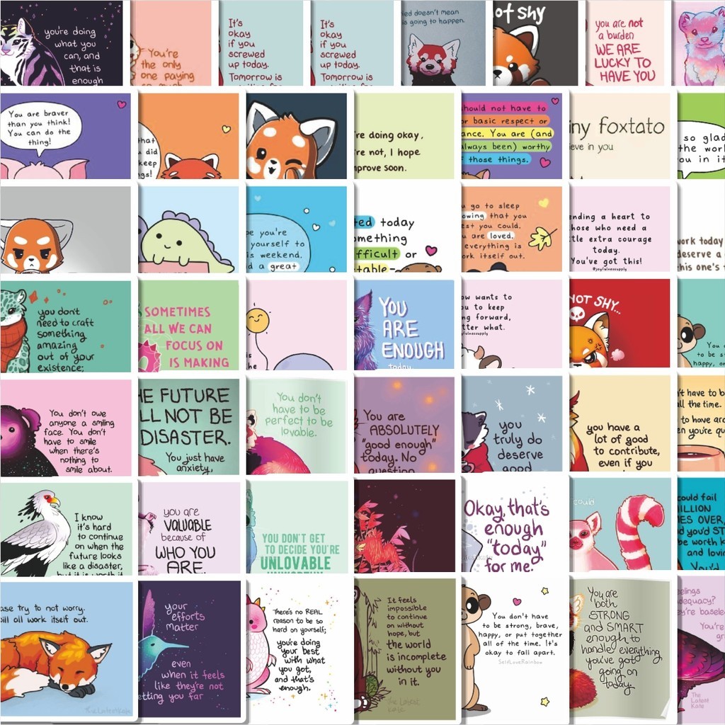 

Stiker Cutting Pack Stiker Animal/Hewan Hewan Isi 100Pcs Series Aesthetic Lucu Keren Untuk Koper Bahan Vynil