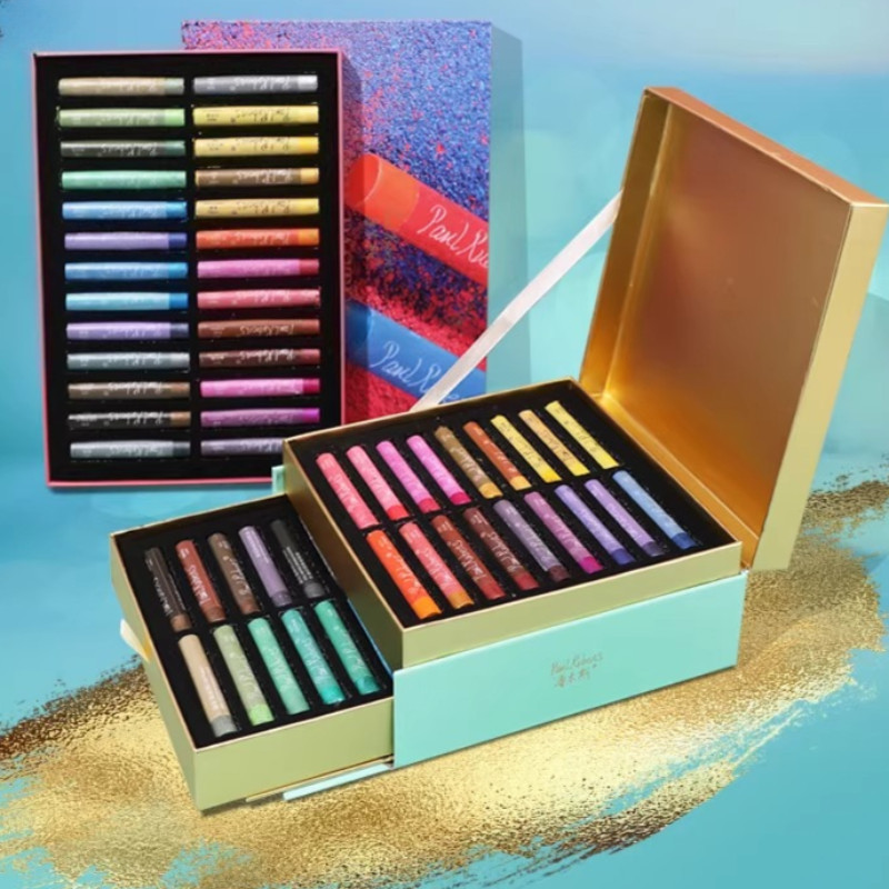 

Rubens Pearl Oil Pastel Set Soft 24/36 Color Professional Level Water Solubility Crayon Washable Artist Painting Water-color Pen