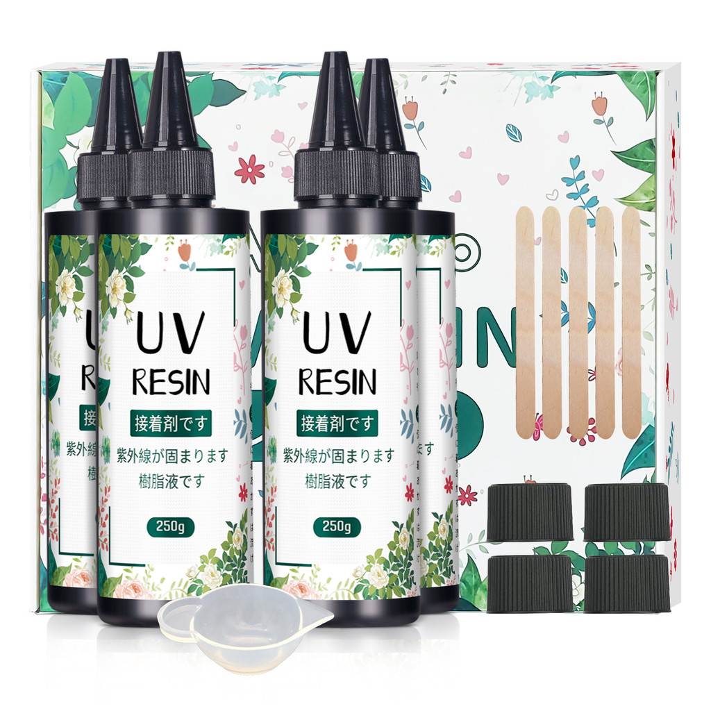 

200g/400g/500g UV Resin Crystal Resin UV Glue DIY Jewelry Making High Hardness Fast Drying Harder Epoxy Glue UV Lamp