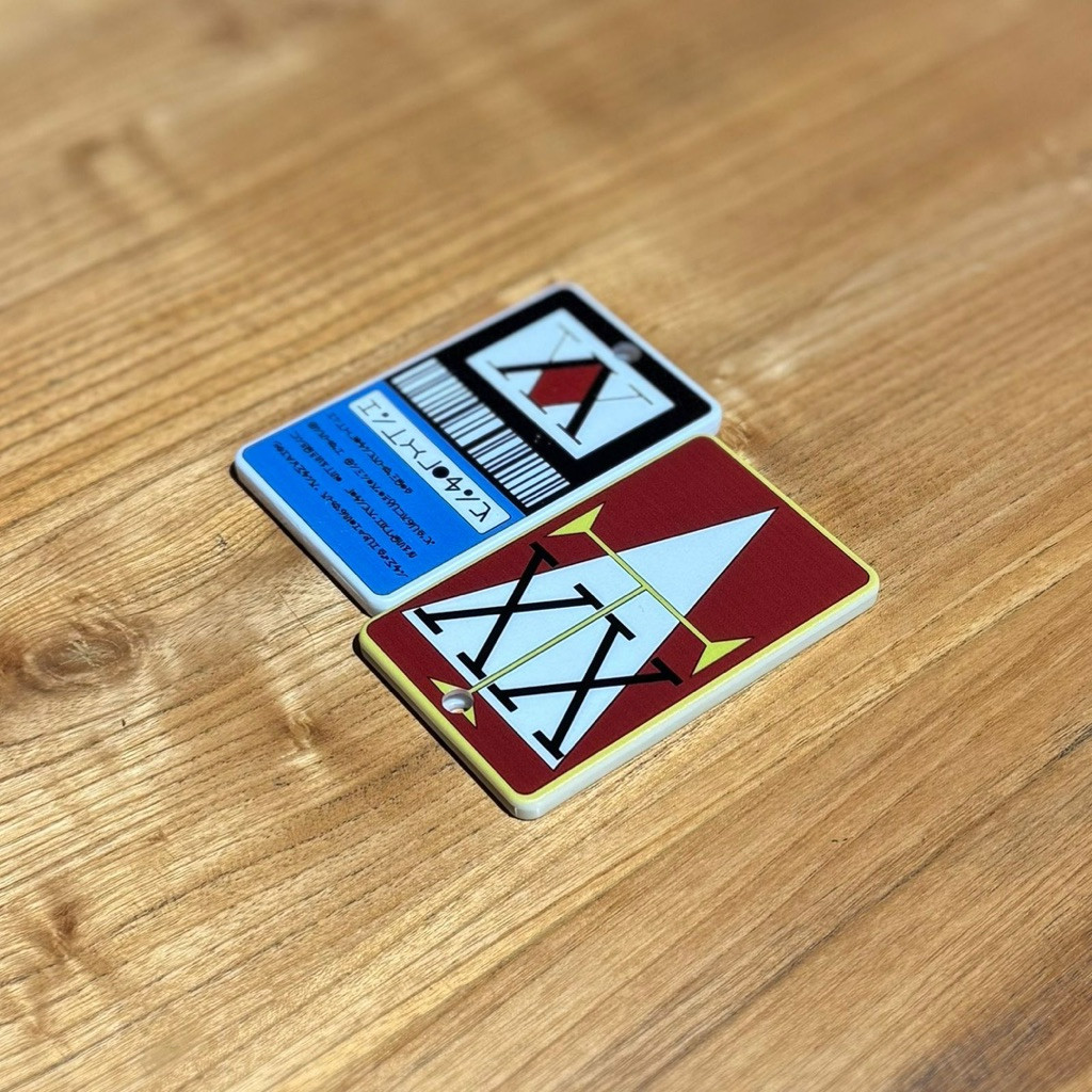 CF45RT [READY STOCK] Hunter x Hunter License Card Holder with Keychain-Tempat Kartu dengan Gantungan