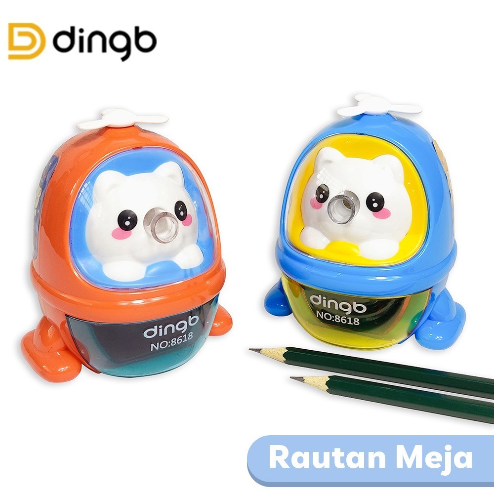 

DINGB Sharpener Rautan Serutan Putar Dingb Helicopter DB-8618