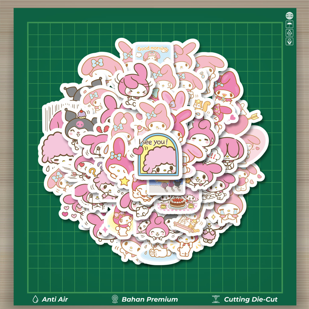 

HOT 50 PCS STIKER Stiker Kartun Melody Versi 1 Stiker Fashion Cars Decal Dingin Kartu Album Custom Vinyl Anti Air- Sticker Aesthetic Buku Journal Koper Casing HP Tablet Laptop Helm Motor Botol Minum