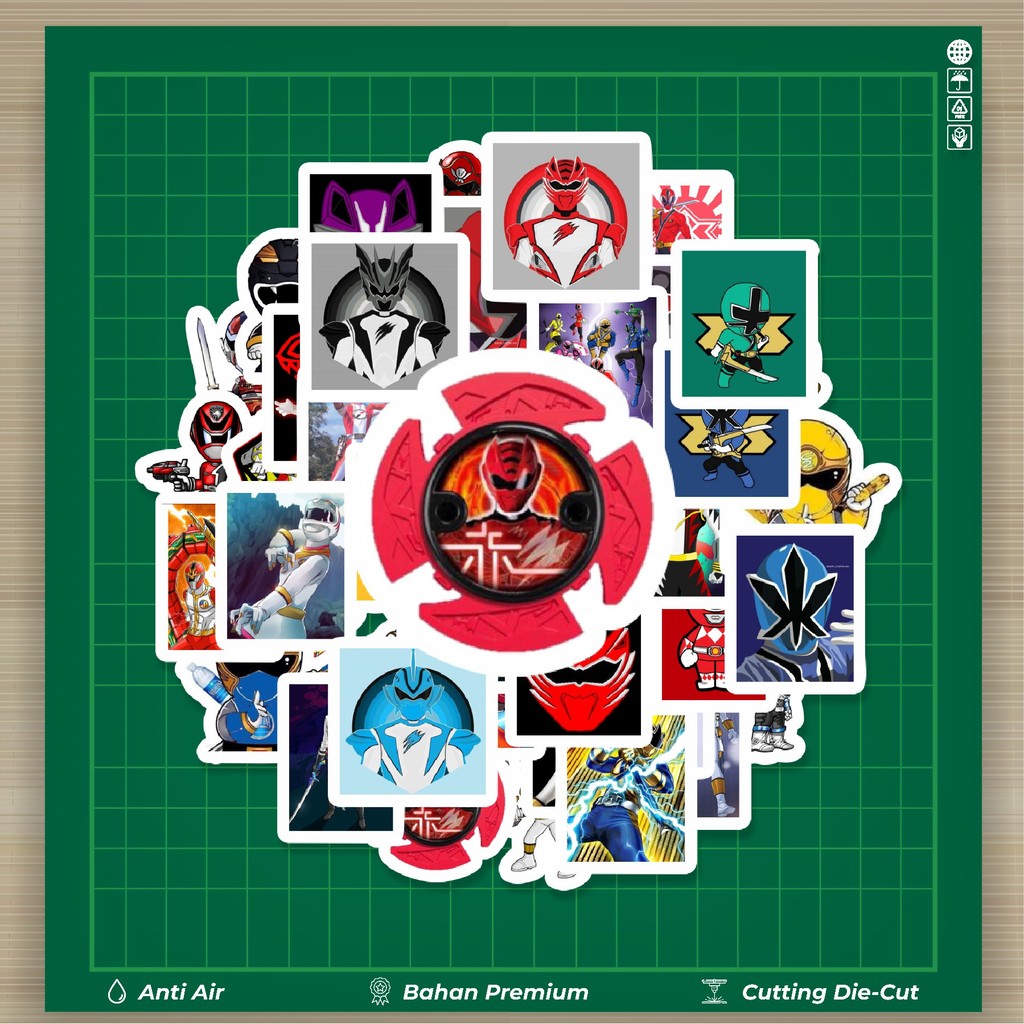 

HOT 50 PCS STIKER Stiker Mighty Morphin Power Rangers Stiker Fashion Cars Decal Dingin Kartu Album Custom Vinyl Anti Air- Sticker Aesthetic Buku Journal Koper Casing HP Tablet Laptop Helm Motor Botol Minum