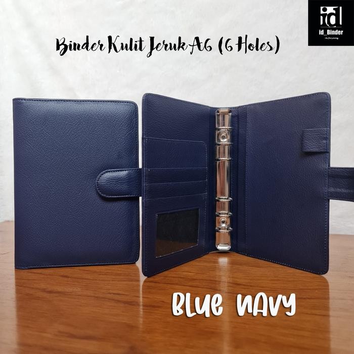 

BINDER UKURAN A6 6 LOBANG RING 10 WARNA PILIHAN - BLACK