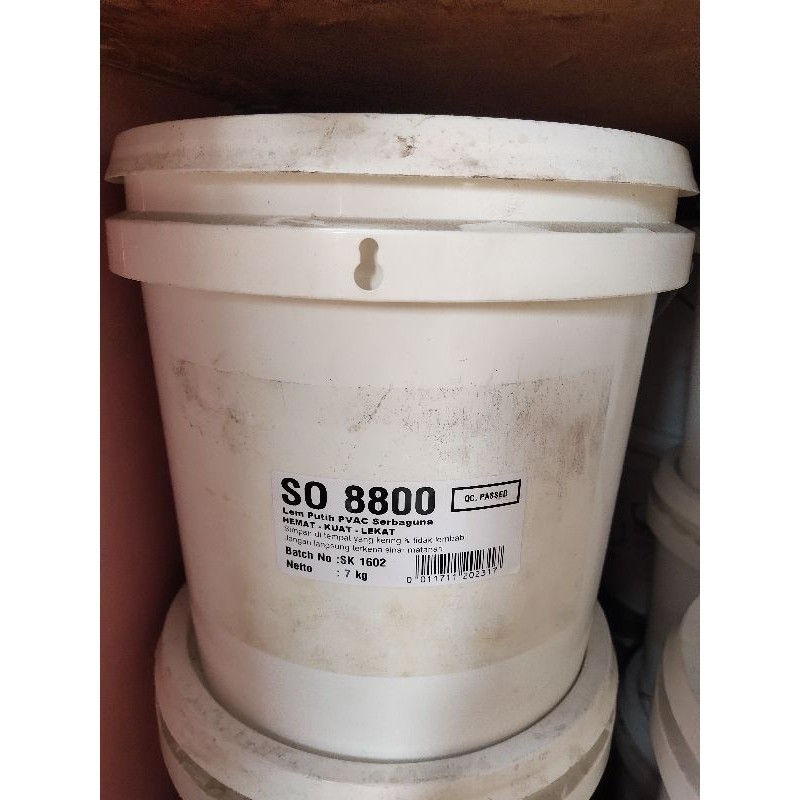 

JAMIN MURAH !!!Lem Putih Serbaguna 7 kg SO 8800 Kualitas Super Rekat(BISA LANGSUNG ORDER)
