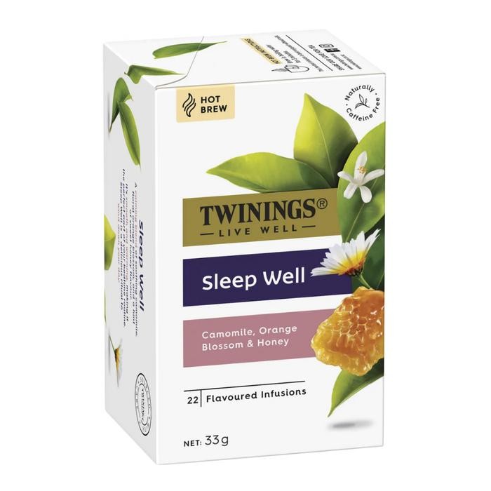 

Twinings Live Well Tea Digest / Sleep Well / Sleep + / Focus / Inner Cleanse Flavoured Infusions Teh - Sleep Well MB