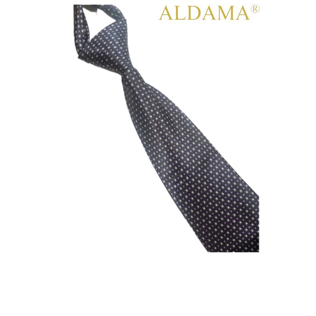 Dasi Ikat Aplus - Ungu Tua Bintik Big