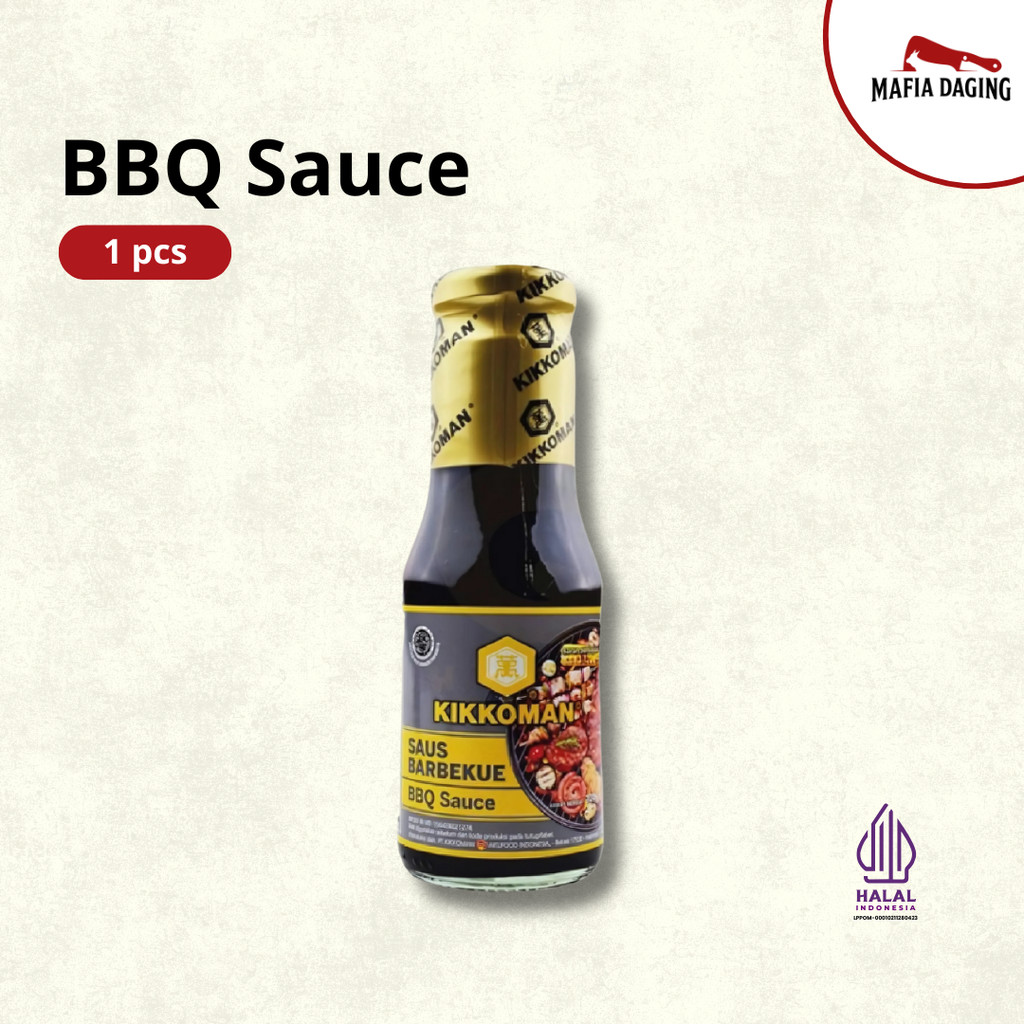 

[Mafia Daging] BBQ Sauce Kikkoman / Saus Barbekue Halal 300 ml