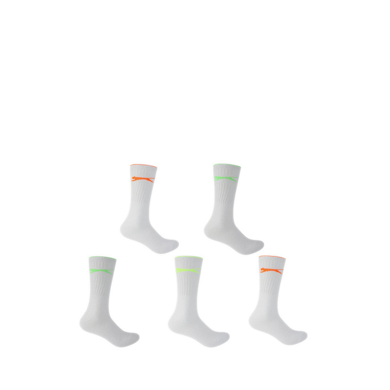 Slazenger Unisex Leisure Crew Socks - Bright Asst