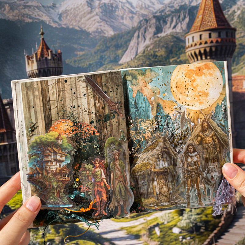 

15pcs Kawaii Stationery Stickers Fantasy Professionals DIY Craft Scrapbooking Album Junk Journal Happy Planner Diary