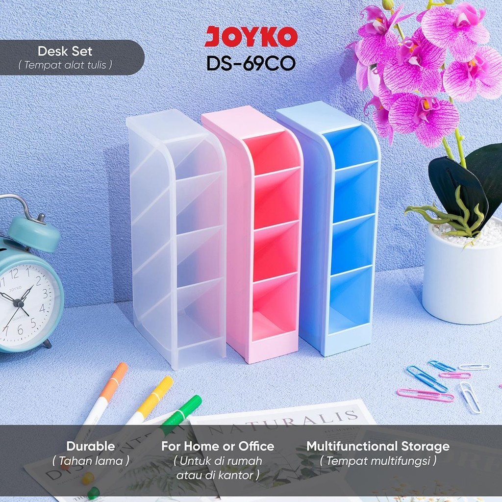 

Desk Set DS-69CO Pen Holder Tempat Alat Tulis JOYKO