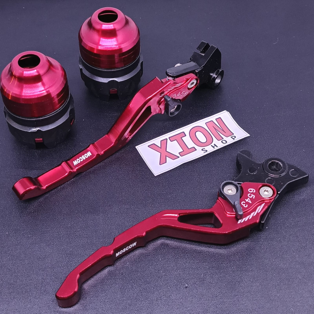 Handle REM dan KOPLING Stelan Variasi Motor FULL CNC Yamaha Vixion Old New RX King Scorpio Xabre R15
