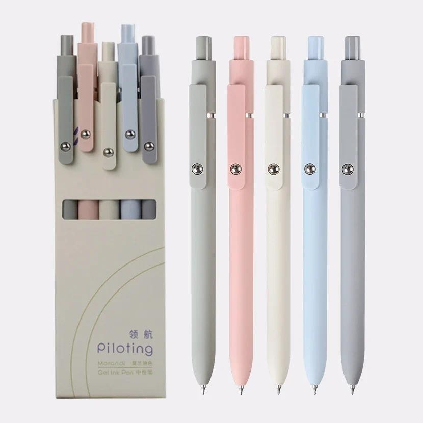 

Piloting Morandi Colour Gel Pens Soft Touch Quick Dry Smooth 0.5mm Gel Ink Pen For School Student Writing Stationery Supplies