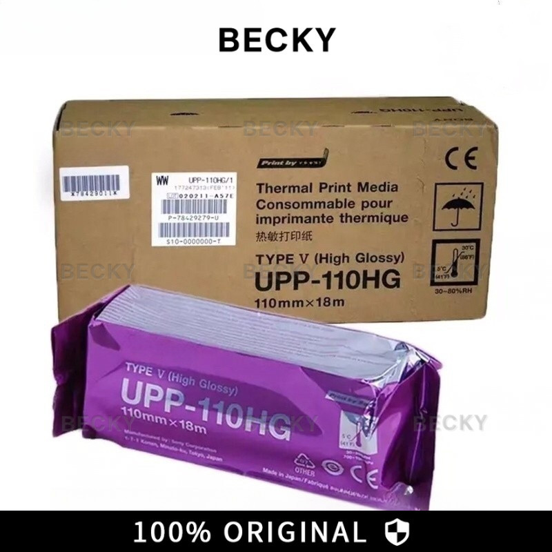 

BECKY Kertas USG UPP 110 HG/ Kertas Thermal High Glossy Kertas USG (original)Paper 110HG/ Printer / Kertas Thermal/ Printer USG(compatibl