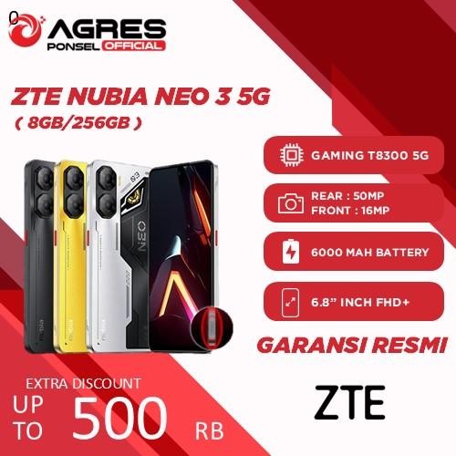HP Gaming nubia Neo 3 5G RAM 20 GB (8 + 12 GB) ROM 256GB 6000 mAH Fast Charging 33W Garansi Resmi