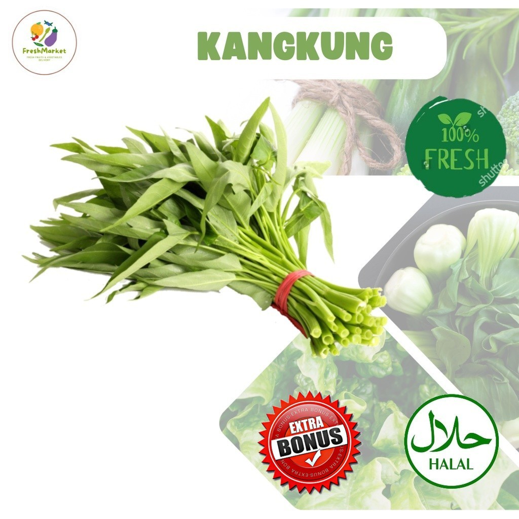 

Kangkung Hijau Sayur Segar 1 Ikat Sayurinstant