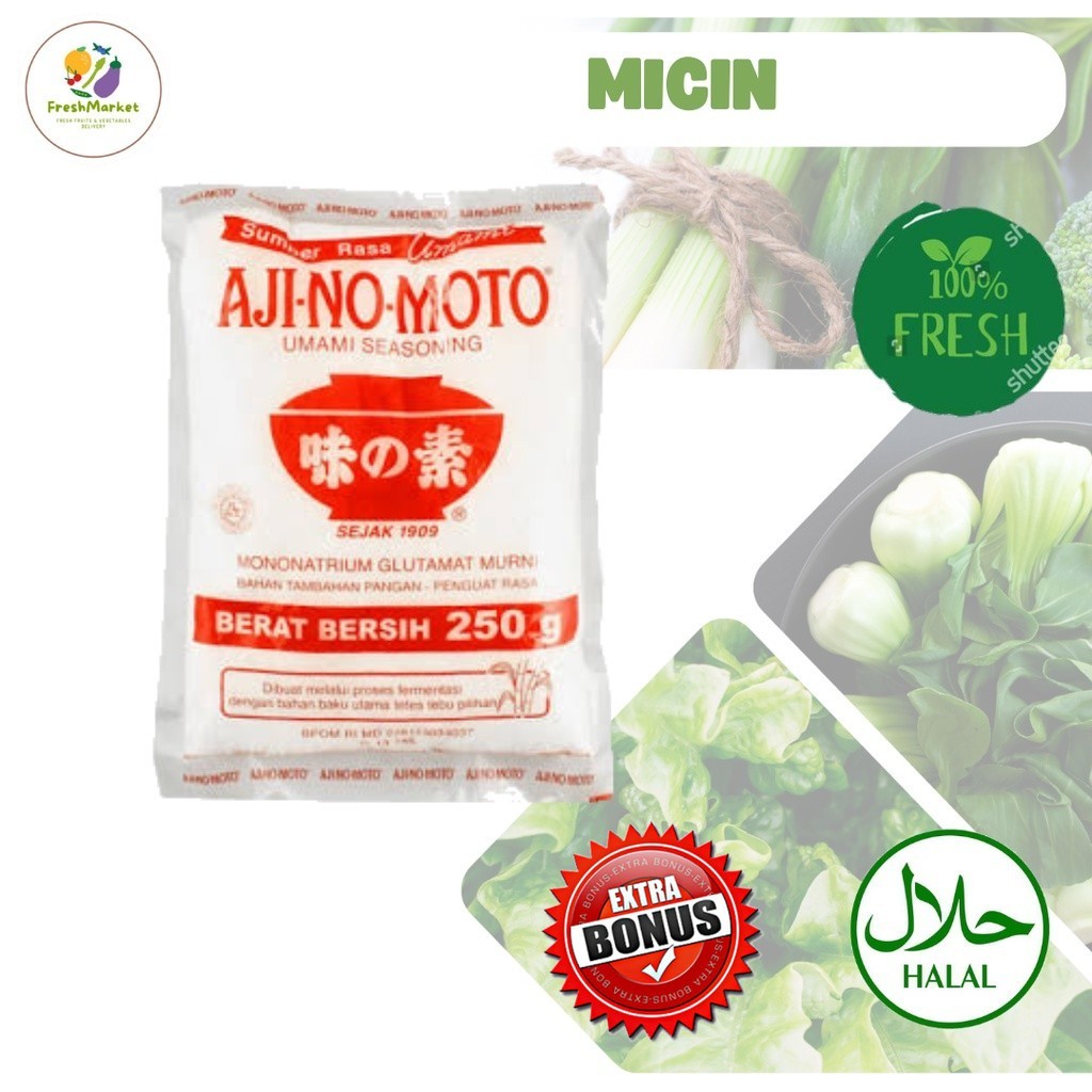 

Micin Ajinomoto Bumbu 250 Gram Sayurinstant
