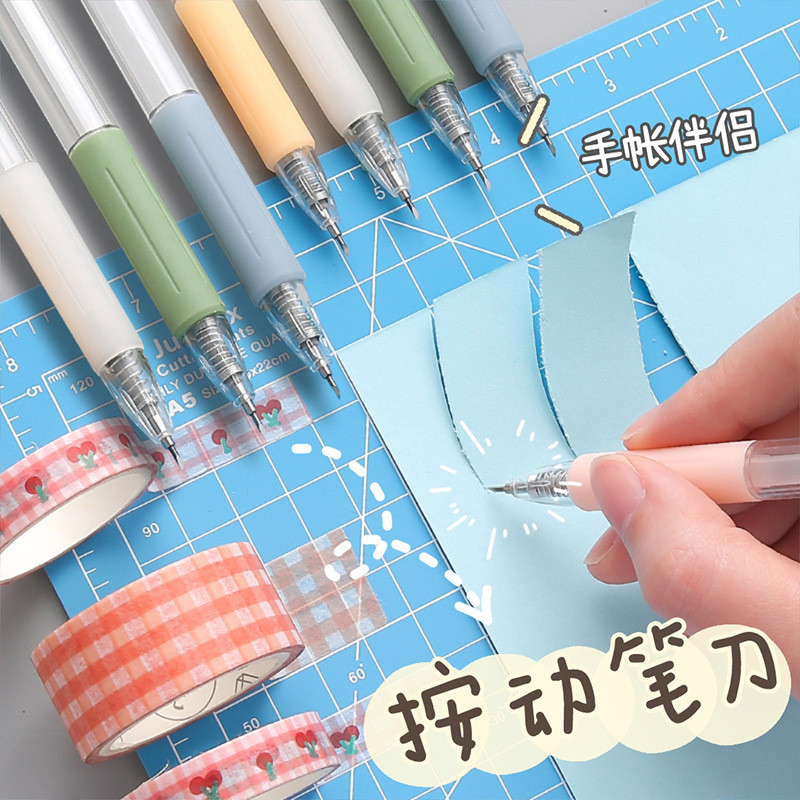

Art Utility Pen Art Scrapbooking Craft Cutting Tool Sticker Paper Cut Express Box Cutter Stationery School Supplies