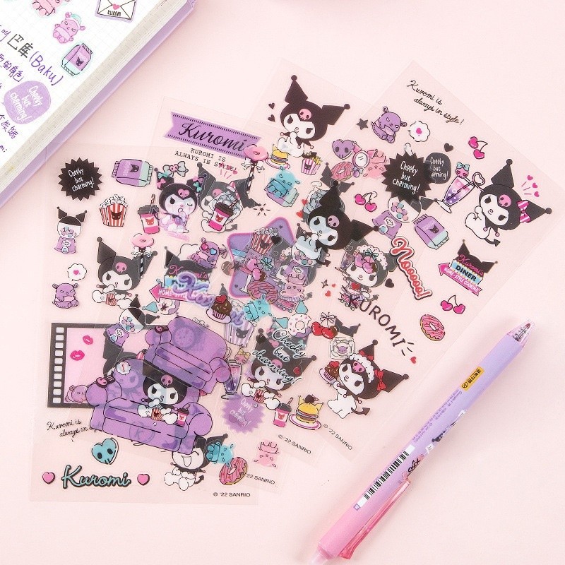 

TC Stiker Lucu Aesthetic Anti Air Sanrio Kuromi Hello Kitty Cinnamoroll Doraemon Japanese Cartoon Dekorasi Jurnal / Deco Sticker Anak-Anak Photocard Toploader HP Cute Jepang Korea Kawaii DIY Diary Planner Journal Scrapbook Craft