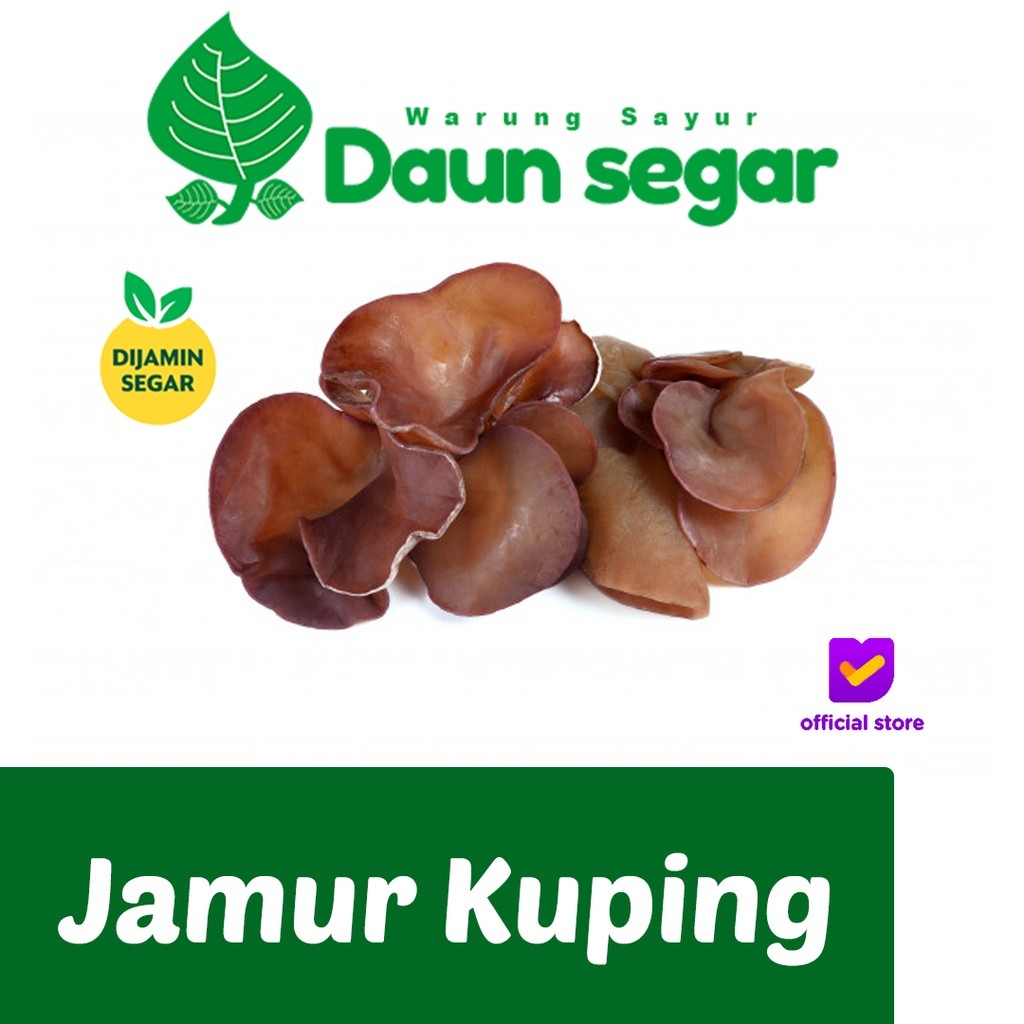 

Jamur Kuping Per bungkus/250gram Fresh