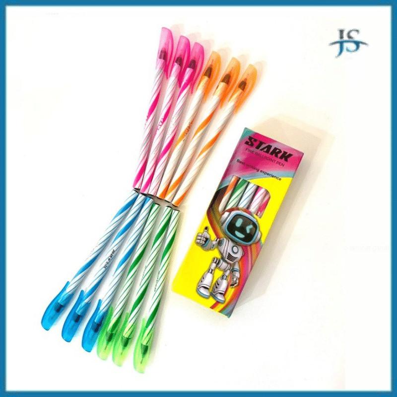 

JS GROSIR (12pc) PULPEN ULIR / PEN LILIN STARK 1 PAK / BOLPOIN HITAM MURAH