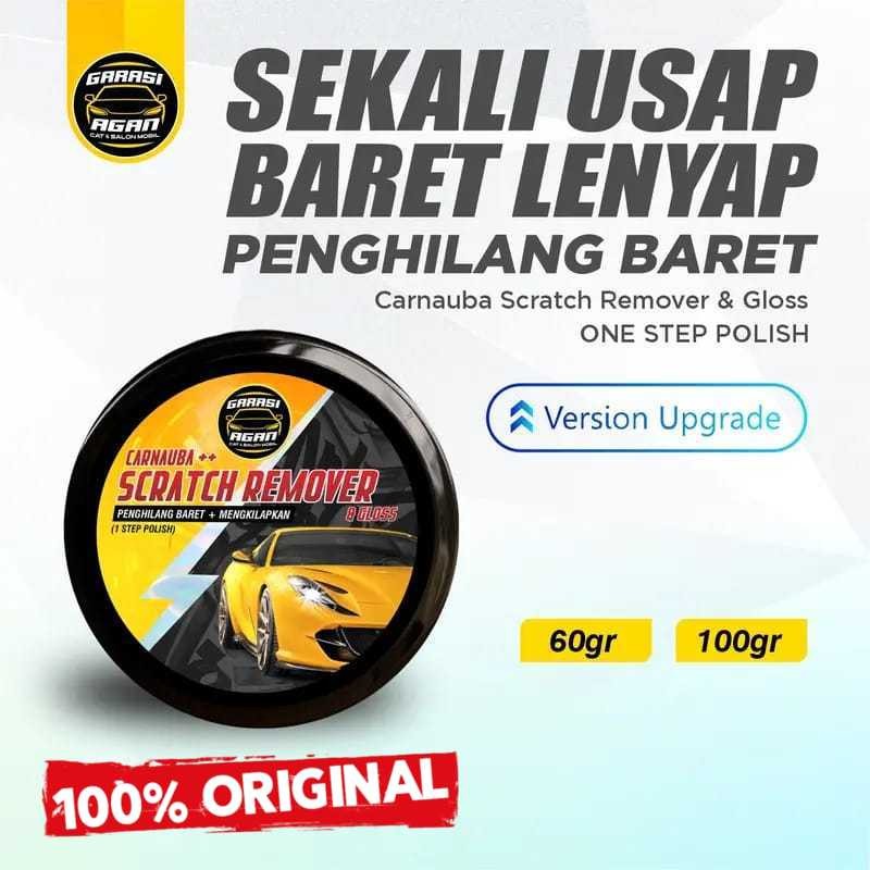 GARASI AGAN JAKARTA PENGHILANG BARET Body Mobil Motor 100gr / Untuk Body Compound Car / Kendaraan / 