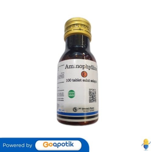 Aminophylline Coronet Crown 100 Mg Botol 100 Tablet