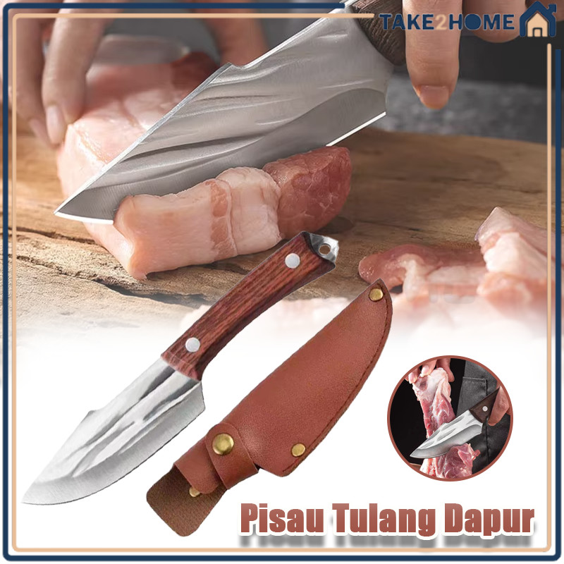 Dapur Koki Super Tajam/Daging Pisau Koki Pisau Jepang Super Tajam/Pisau Tulang Pisau Survival