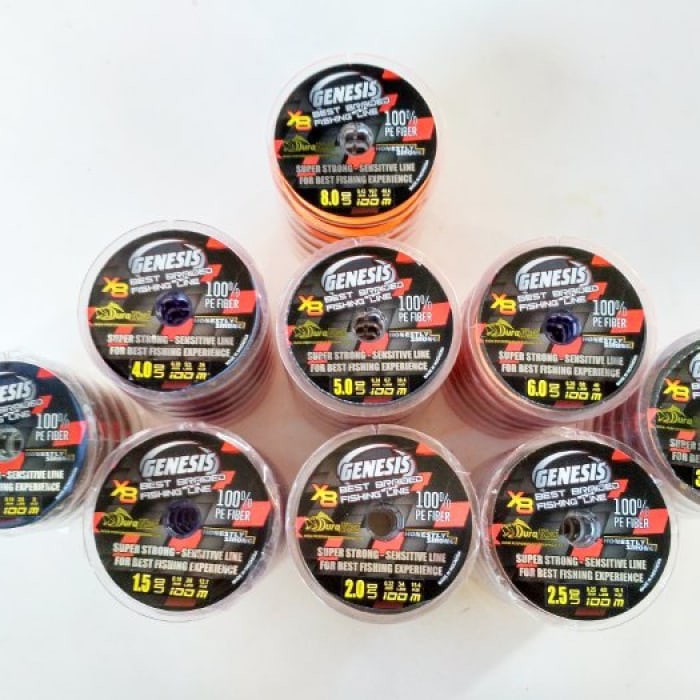 TERLARIS senar PE genesis X8 -100 meter conecting bb-3