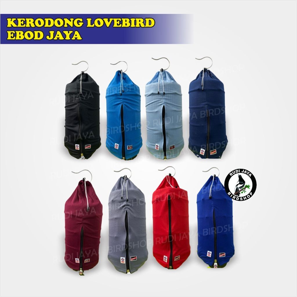 KERODONG LOVEBIRD EBOD JAYA KRODONG SANGKAR BESI BULAT KAPSUL DIAMETER 33 CM BAHAN KAOS BURUNG SOGON