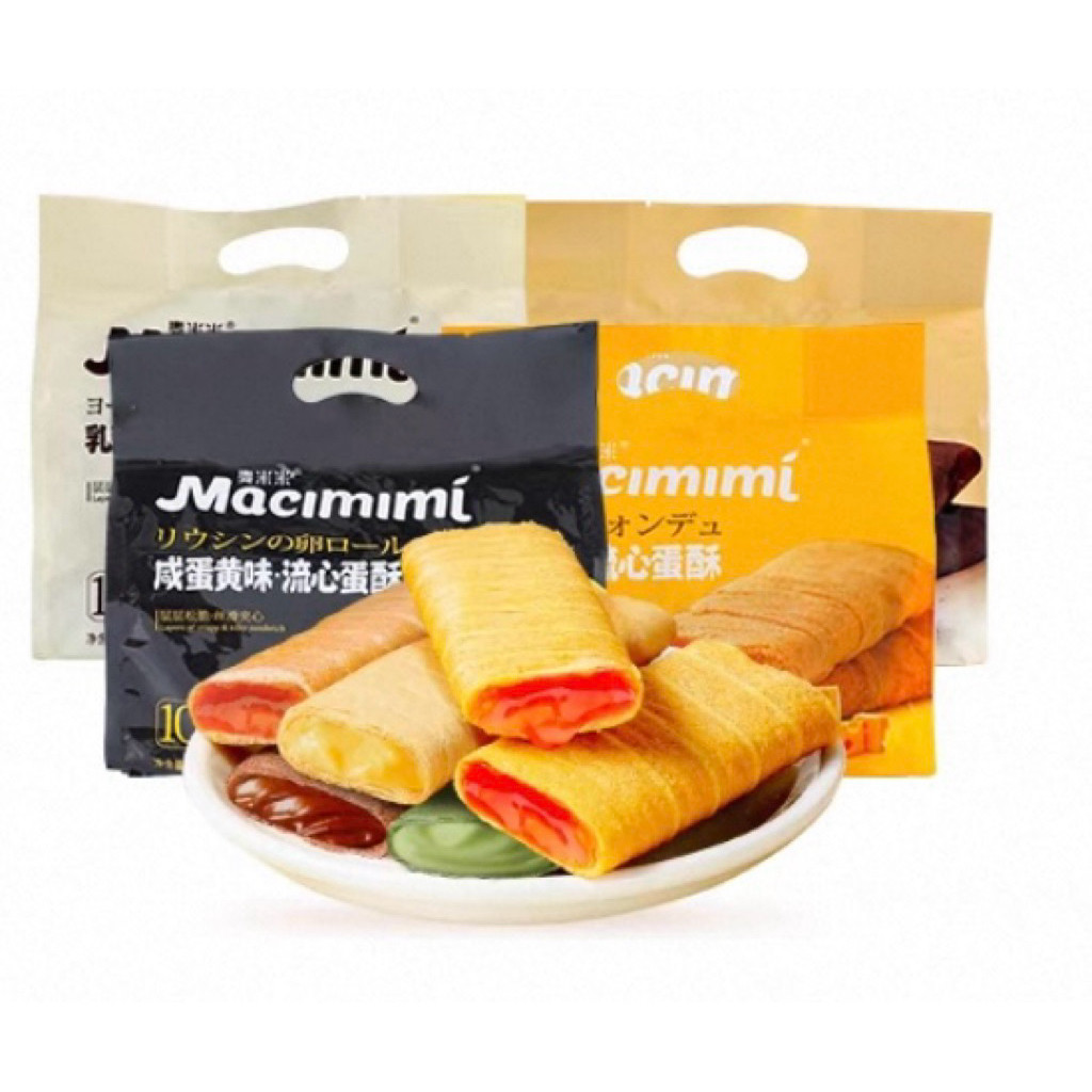 

Macimimi Crisp Sandwich 168g isi 10 Salteg egg Cheese Truffle Coklat Yogurt